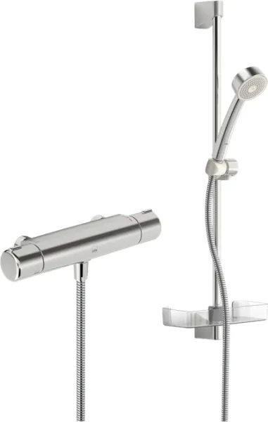Oras Apollo doucheset met Nova thermostatische kraan, chroom