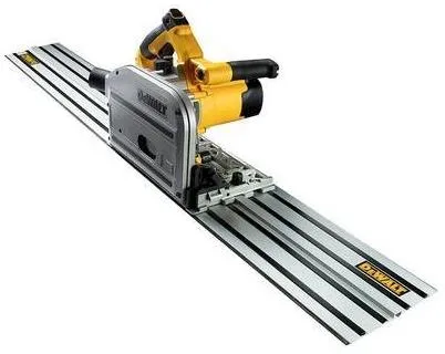 DeWalt 55mm invalzaag in TSTAK VI + 1,5m geleiderail