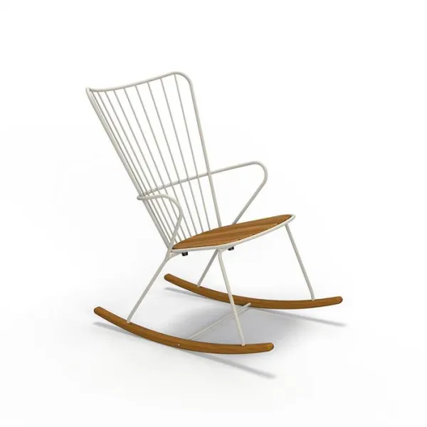 HOUE - PAON schommelstoel - White Taupe