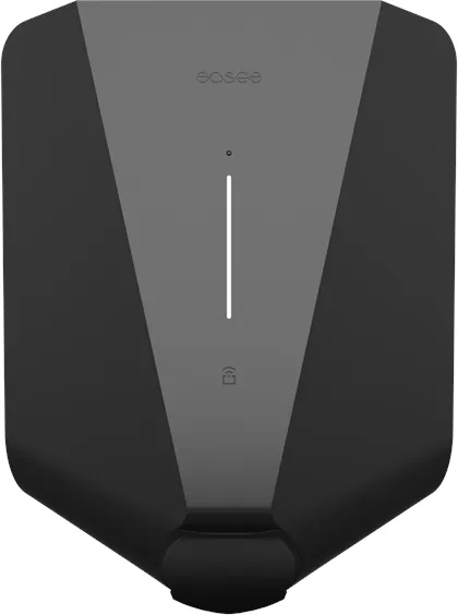 Easee LITE laadbox 11 kW met kWh-meter, Type 2, WiFi en 4G, Zwart