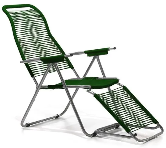 Fiam Spaghetti Ligstoel Mat Groen
