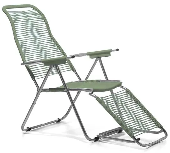 Fiam Spaghetti Ligstoel Sage Green